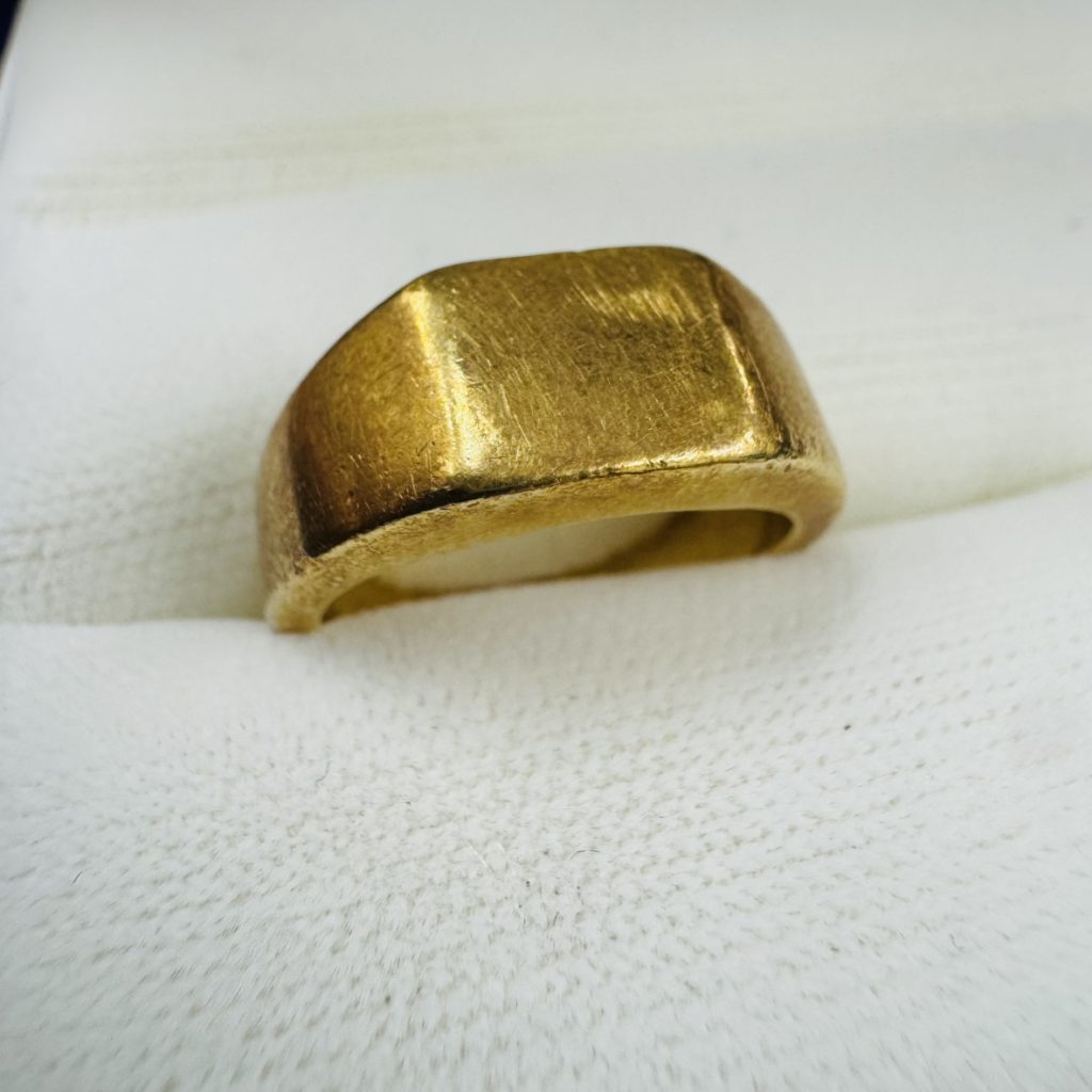 K24 24金 印台リング 指輪 純金