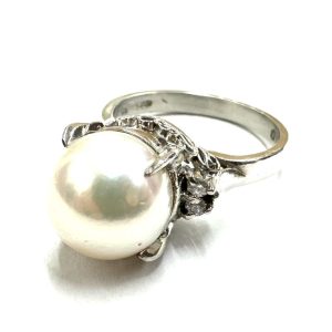 【貴金属】Pt900 パールリング アクセサリー ジュエリー