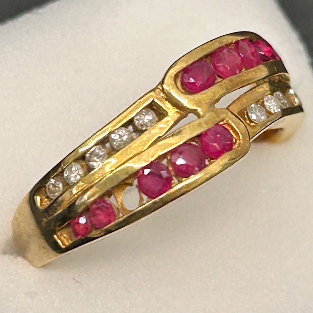 K18ルビーリング