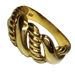 K18 ゴールドリング（良品（使用感あり））