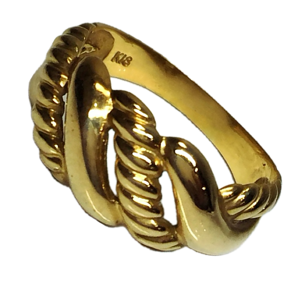 K18 ゴールドリング（良品（使用感あり））