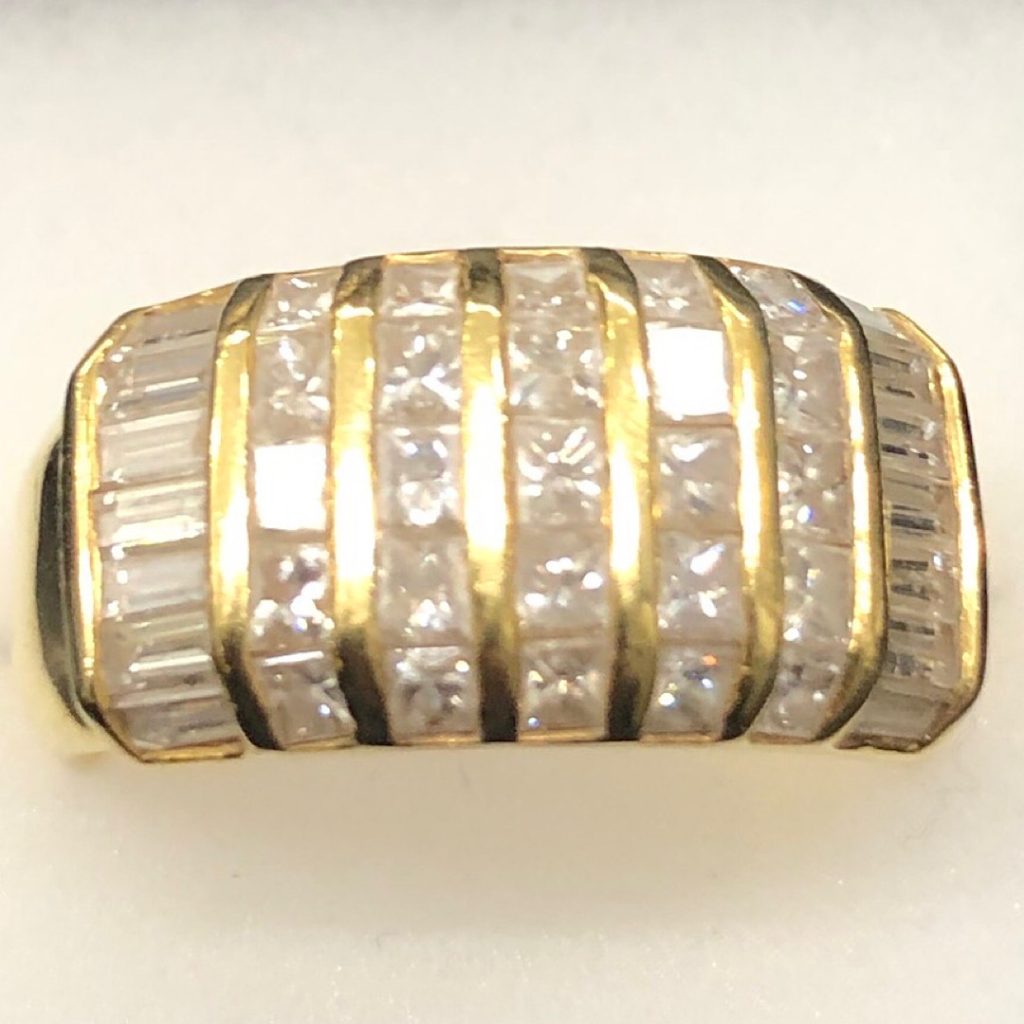 K18ダイヤモンドリング