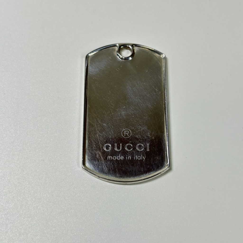 GUCCI ドッグタグプレート