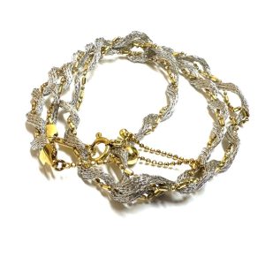 K18 / Pt900 コンビ ネックレス