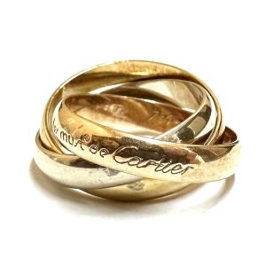 Cartier（カルティエ）トリニティリング（3連リング）K18（18金/750）