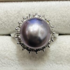 Pt900 プラチナ900 パール リング