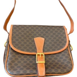 セリーヌ マカダム柄 ショルダーバッグ