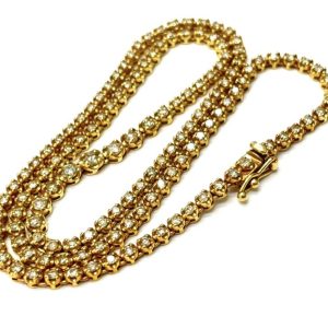 K18 メレダイヤモンド ゴールドネックレス