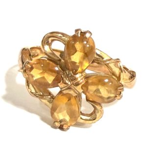 K18 18 750 トパーズ リング