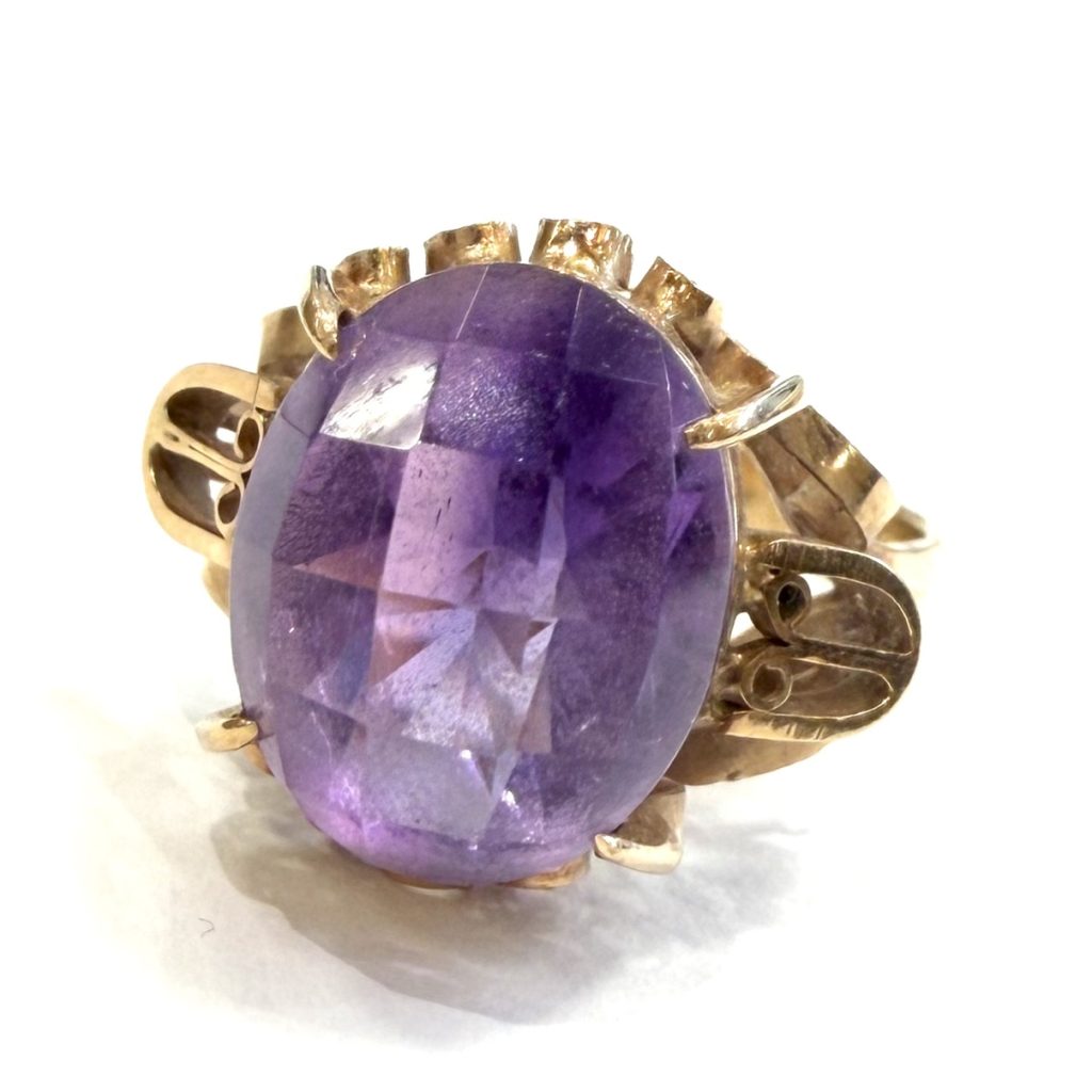 K18 18金 750 アメジスト リング