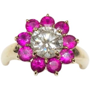 金(K18) ダイヤ メレルビー リング　札幌市 東区 元町