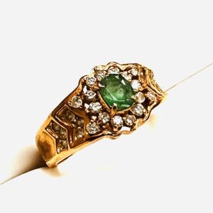 K18（18金 750 ) エメラルドリング