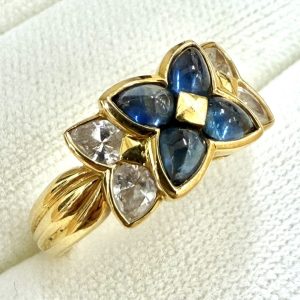 K18 ダイヤリング　18金　指輪