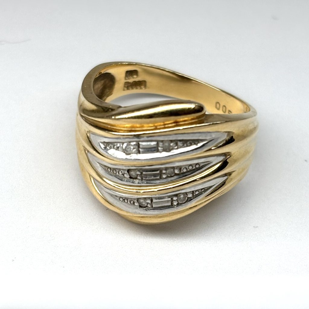 K18／Pt900 コンビリング