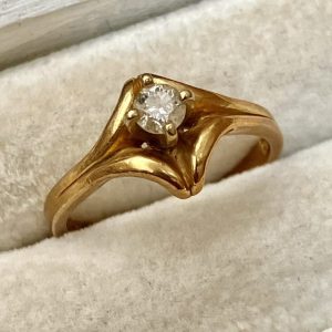 K18　ダイヤモンドリング(18金　指輪)