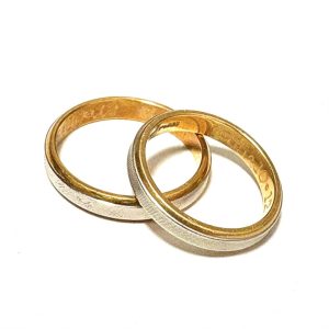 【K18×Pt850 (金×プラチナ)】結婚指輪 ペア