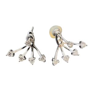 K18WG(18金 750 ホワイトゴールド) ピアス