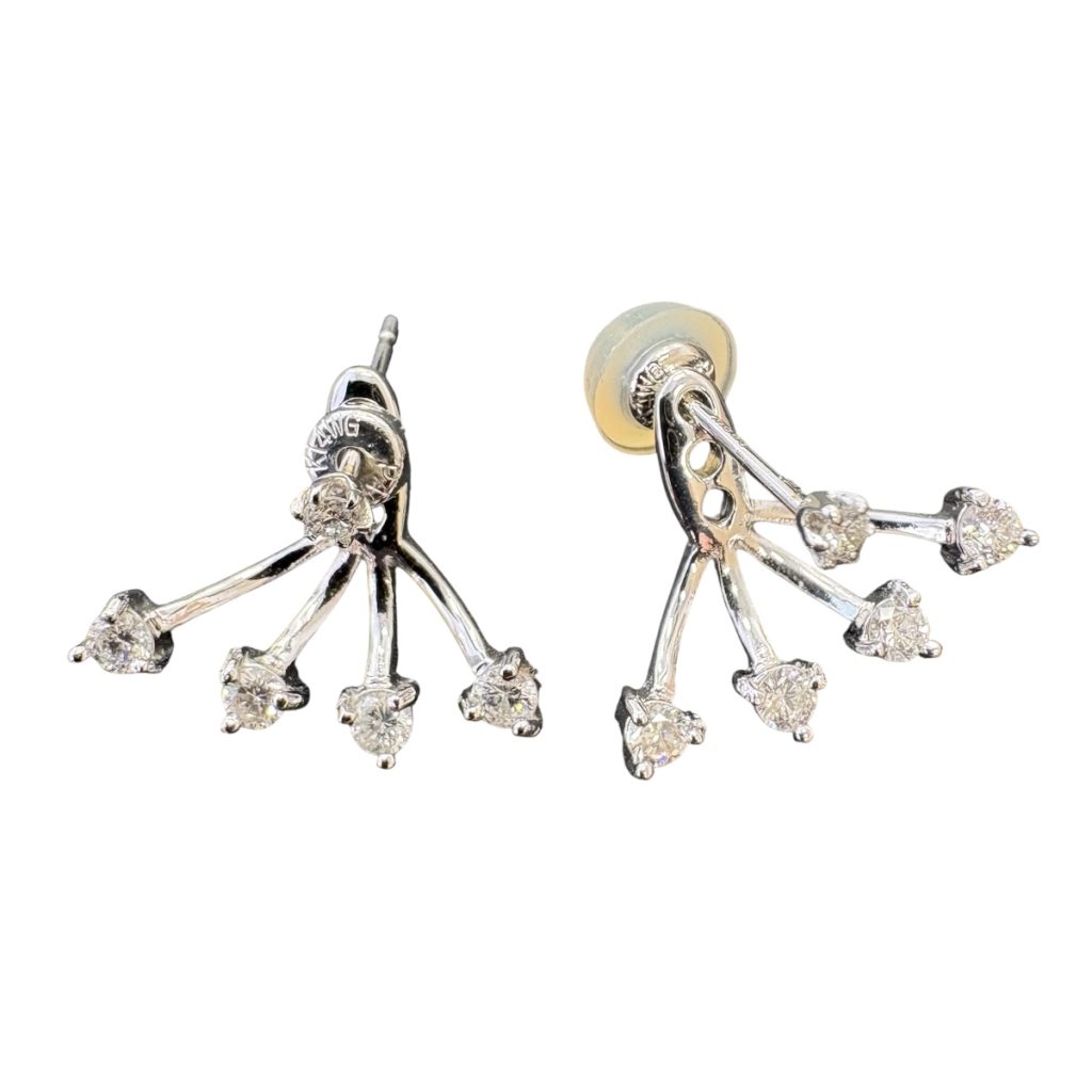 K18WG(18金 750 ホワイトゴールド) ピアス