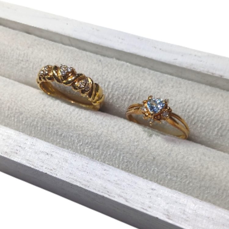 【K18リング】18金・貴金属・アクセサリー・指輪・メレダイヤモンド・オパール・宝石・ジュエリー