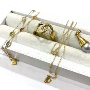 【K18おまとめ】18金・貴金属・アクセサリー・指輪（リング）・ネックレス・ジュエリー