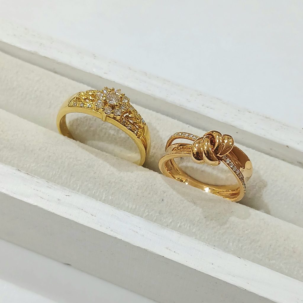 【K18リング】18金・貴金属・アクセサリー・指輪・メレダイヤモンド・ジュエリー