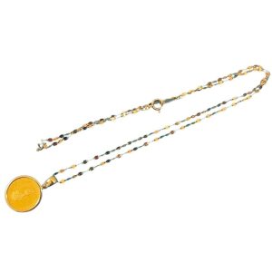 K24コイントップ/K18ネックレス