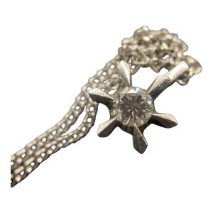 Pt900 プラチナ ネックレス ペンダント ダイヤモンド