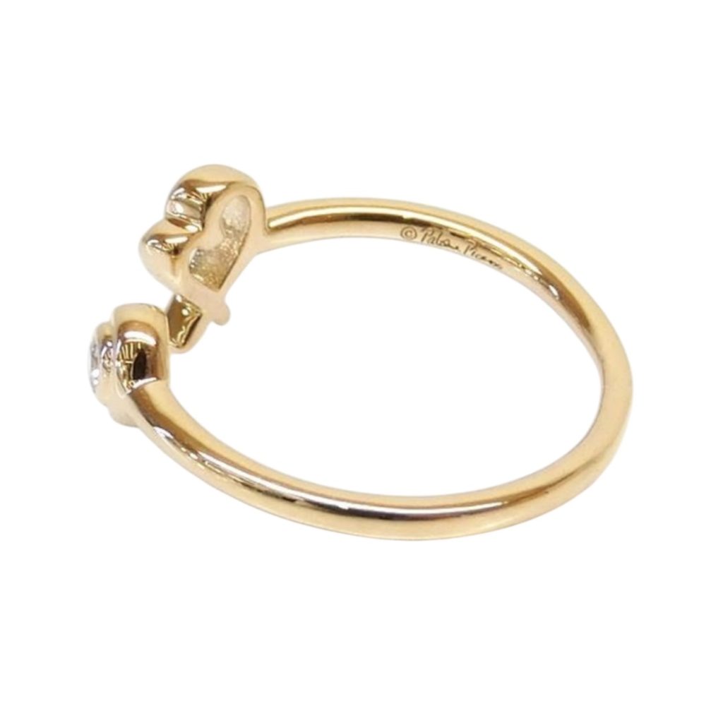 K18 18金 ティファニー ラビングハート リング