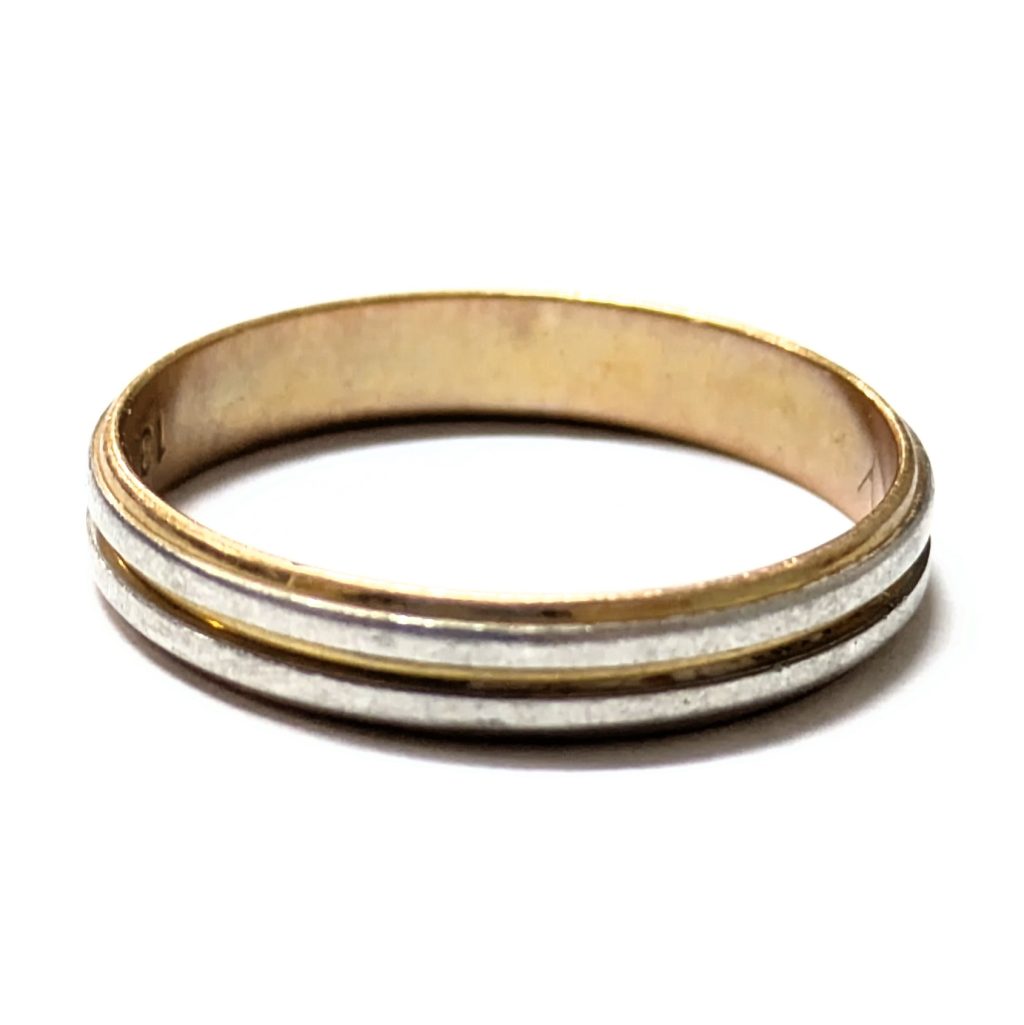 K18 18金 Pt850 プラチナ リング 指輪