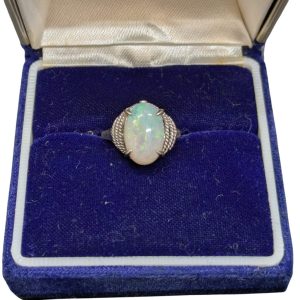 Pt850 オパールリング