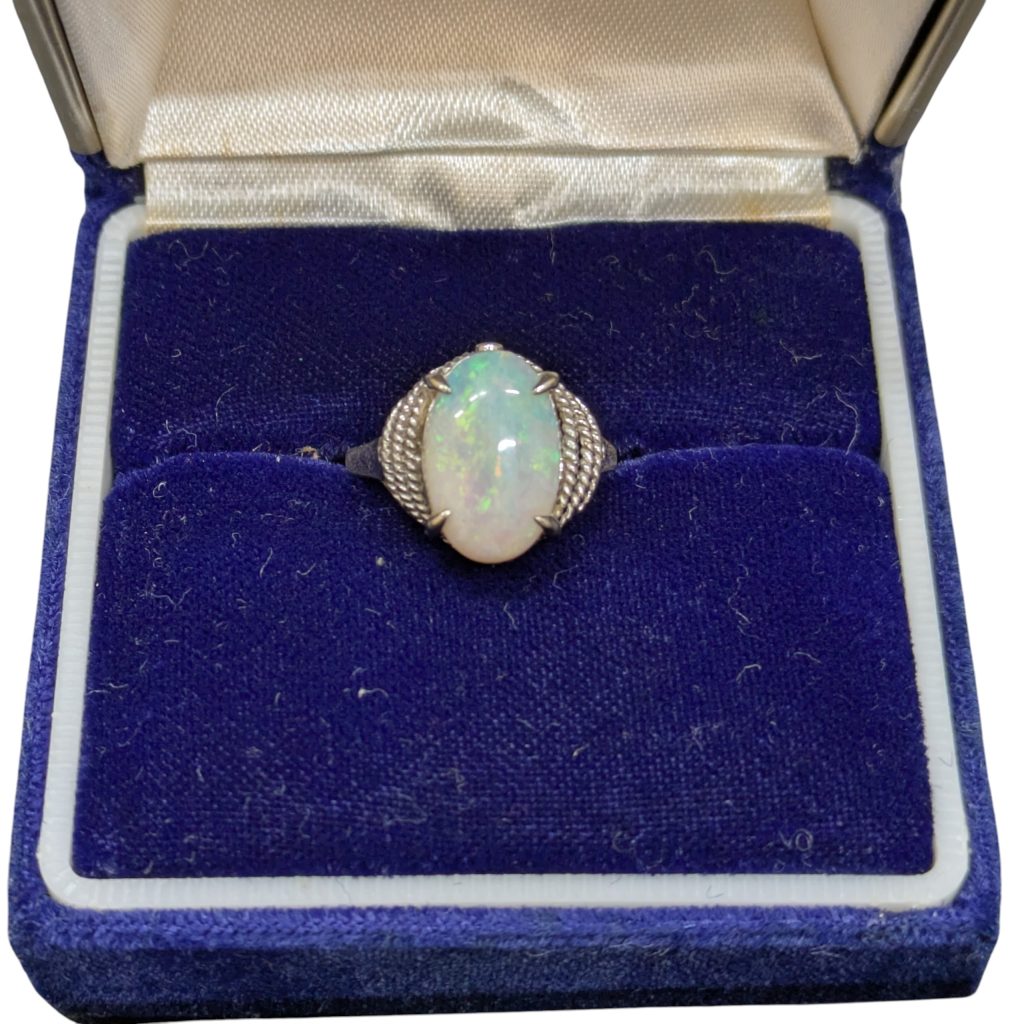 Pt850 オパールリング