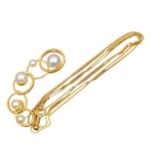 K18(18金)真珠ネックレス