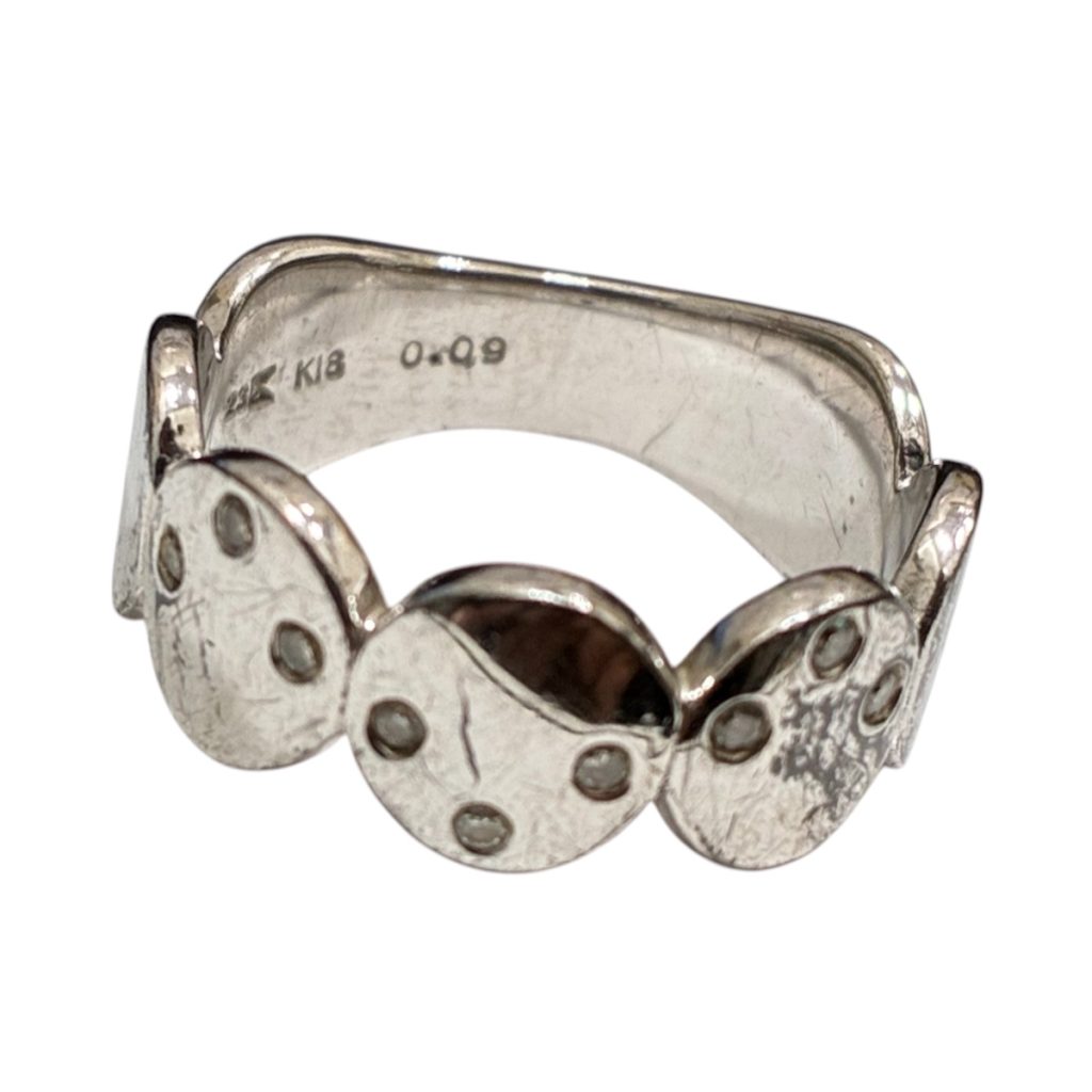 K18WG 18金ホワイトゴールド 750 リング　札幌市 白石区 菊水