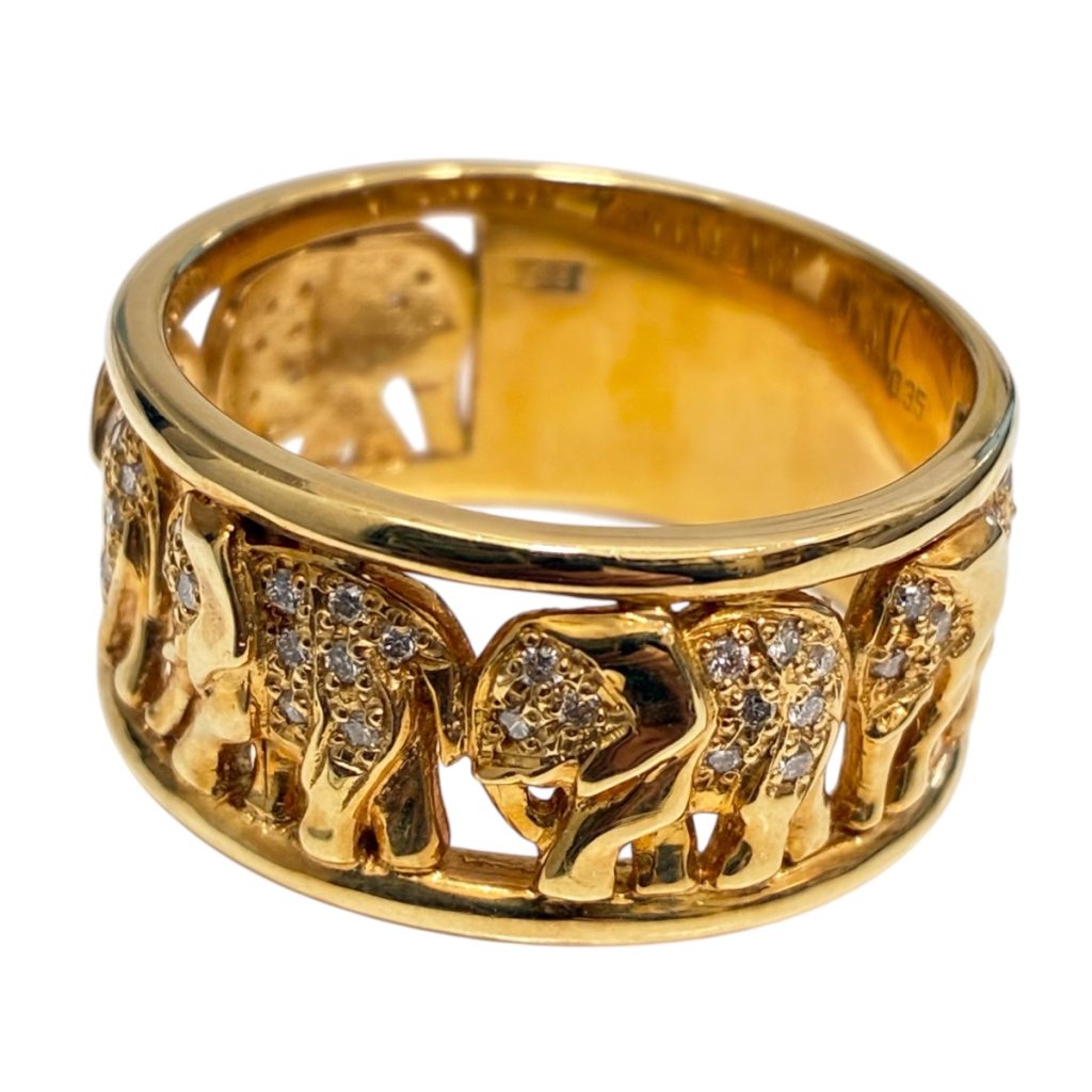 K18 18金 750 メレダイヤモンド リング　札幌市 東区 元町