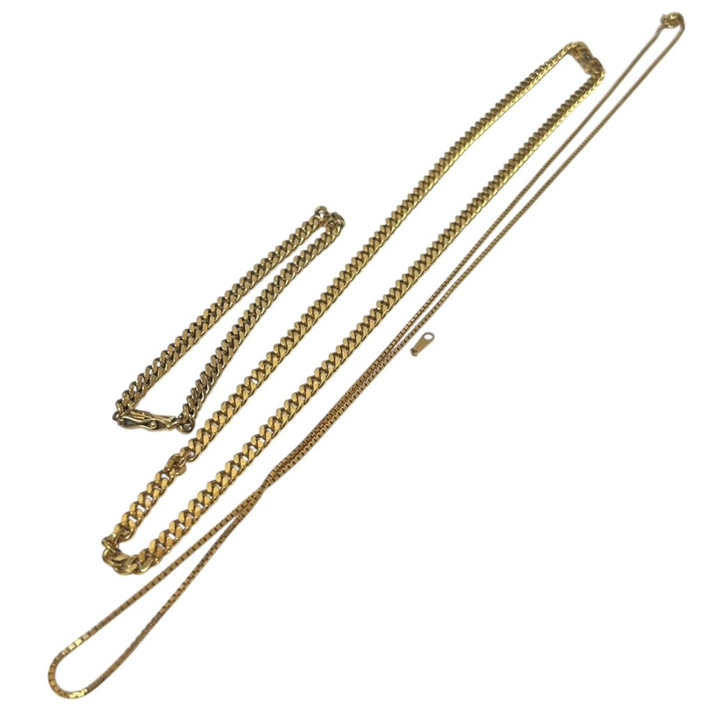 K18 18金 750　ネックレス　おまとめ