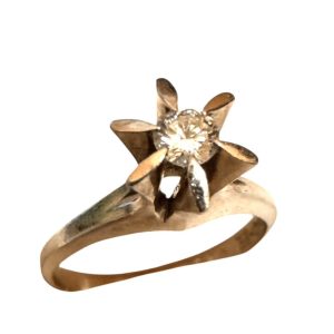 Pt850 リング(ダイヤモンド付き)