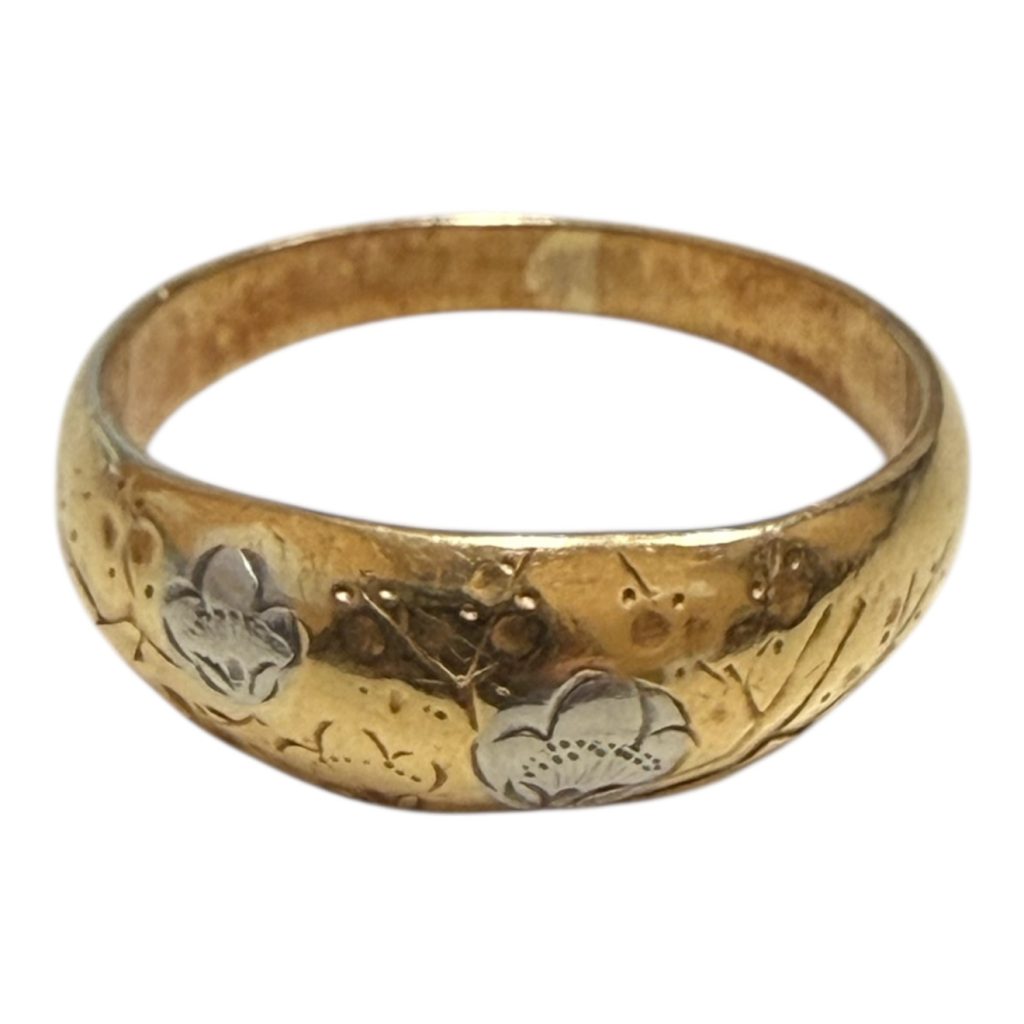 K18（18金）Pt900 プラチナリング