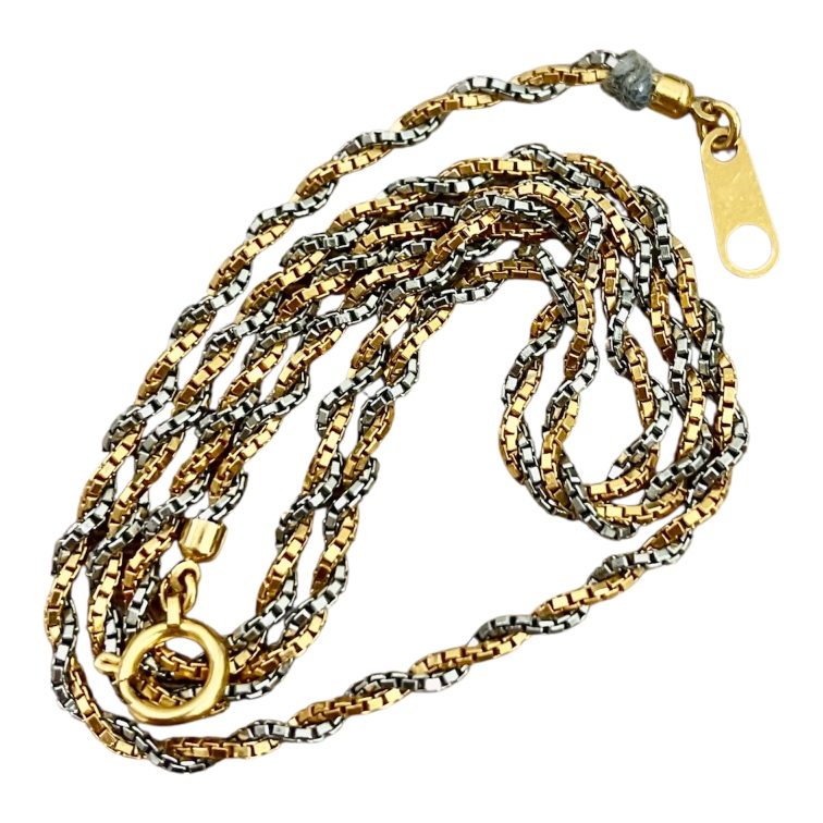 K18 Pt850 コンビネックレス