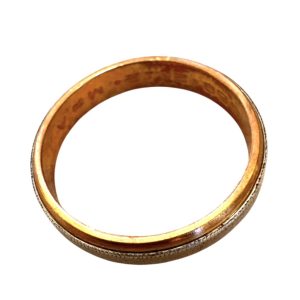 Pt900/K18 ハーフ リング 札幌市西区八軒