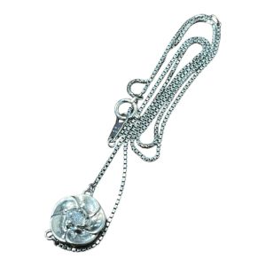 Pt850(プラチナ850)ダイヤ付ネックレス