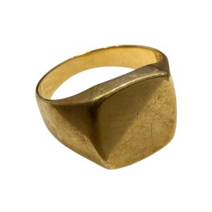 K18 18金 印台リング