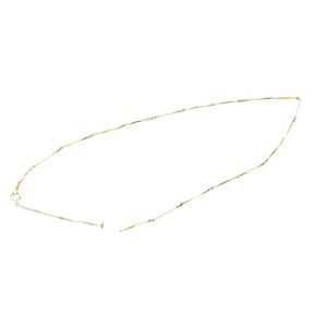 千切れてしまったK18ネックレス