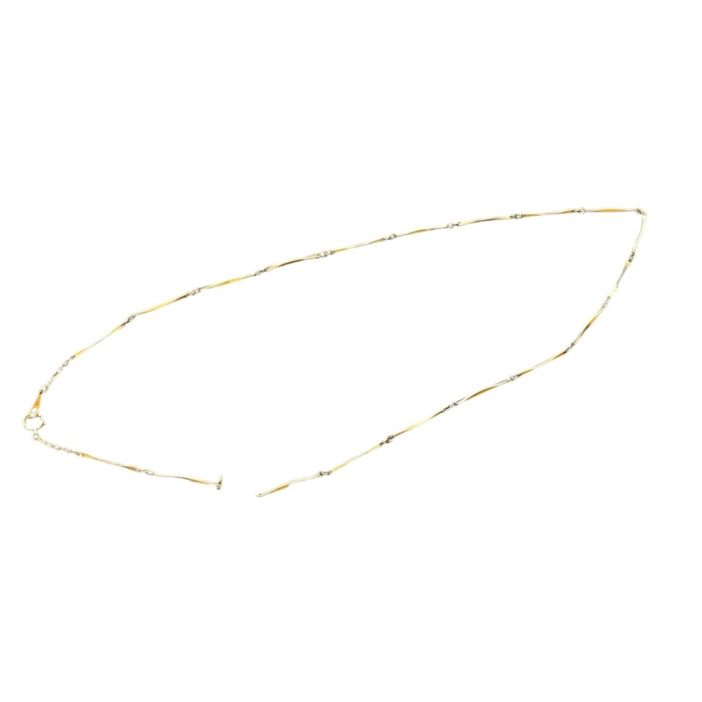 千切れてしまったK18ネックレス