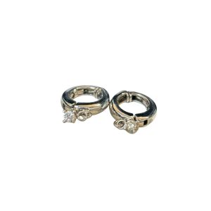 K14WG(14金ホワイトゴールド)　ピアス