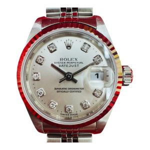Rolex ロレックス デイトジャスト 10Pダイヤ レディース