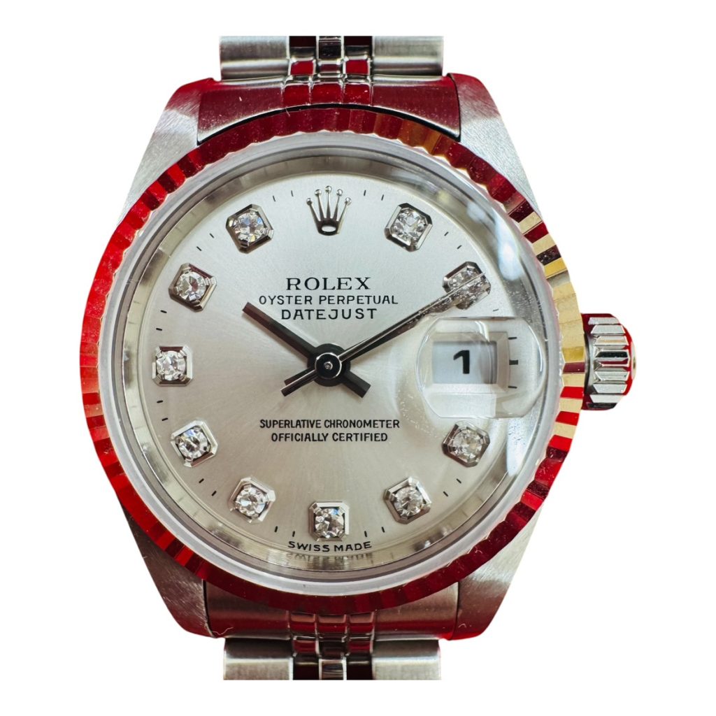 Rolex ロレックス デイトジャスト 10Pダイヤ レディース