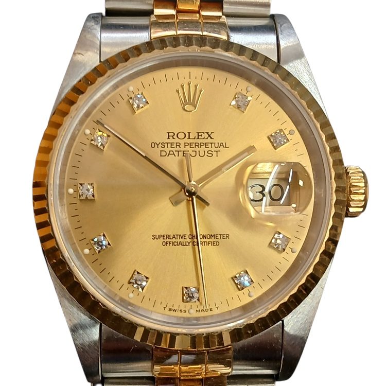 【デイトジャスト ref.16233G】Rolex(完備品)【Bランク】