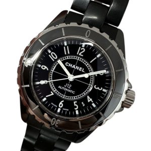 CHANEL（シャネル）J12ブラックセラミック/ラバー H0684 38mm AT 黒文字盤 自動巻