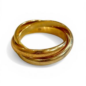 カルティエ（Cartier） トリニティリング　K18