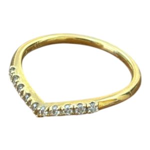 K18（18金）リング／メレダイヤモンド付き